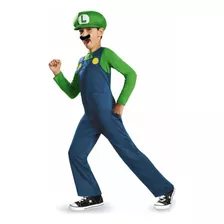 Disfraz Luigi Mario Bross Original Talla 4-6 Envío Rápido