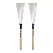 Baqueta Vassourinha Vater Poly Flex Brush Nylon Vpflx (par)