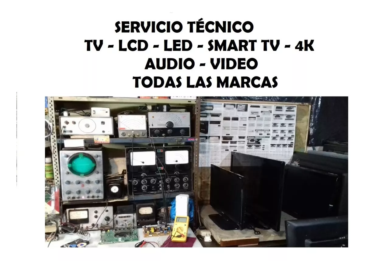Servicio Técnico Reparación Televisor Smart Led Lcd Tubo 4k
