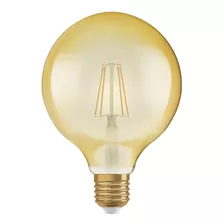 Lámpara Led Osram Vintage Globo Ambar Dim 7.5w Luz Cálida Color De La Luz Blanco Cálido