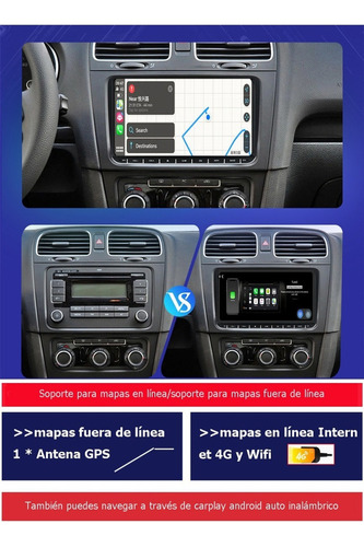 Radio Estreo Auto Para Vw Amarok Tiguan Passat Gol Bora Foto 4