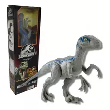 Dinossauro Articulado Jurassic World Velociraptor Blue 30cm