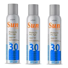 Protetor Solar Spray 30 Fps Sun Prime 150ml Kit 3 Unidades