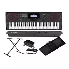 Combo Ctx 5000 Casio Sensitivo + Fuente Soporte Funda