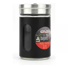 Especiero De Vidrio Con Carcasa Negra Magefesa 70 Ml 