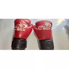 Guantes De Boxeo Poco Uso Impecables En Rojo Y Negro