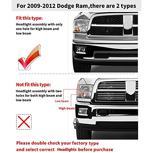 Compatible Dodge Ram 1500 2500 3500 Pickup De Aos 09,... Foto 2