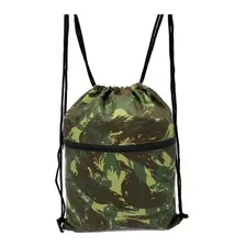 Mochila Saco Com Tecido Camuflado Exercito