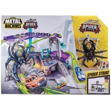 Pista Autos Metal Machines Spider Strike Araña Zuru