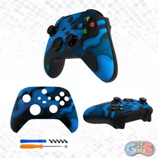 Carcasa Frontal Para Mando Xbox Series Ragnarok Azul Control