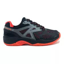 Zapatillas Kelme Padel Hombre Surpass Negro-gris-naranja Cli