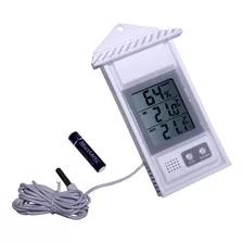 Termômetro Máx - Mín. Digital C/ Higrômetro E Sensor Externo