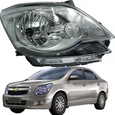 Farol Dianteiro Mascara Cromada Chevrolet Cobalt 2012 A 2016