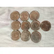 Diez Monedas De 5 Pesos Con Error 