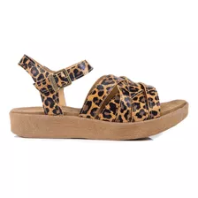 Sandalias Mujer Cuero Citadina Base Creppe Tiras Pandora