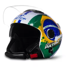 Capacete Aberto Masculino Pro Tork Patriota New Atomic