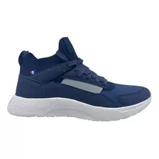 Zapatillas Hombre Michelin Footwear Cr-17 Azul-blanco