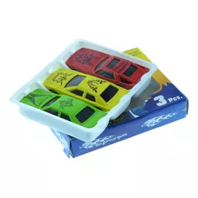 Mini Carrinho De Plástico Coleção 3 Caixas 9 Unidades