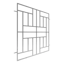 Reja Rubik 100x100 Cm Aluminio