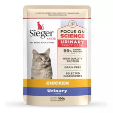 Pouch Gato Sieger Urinary 100 Grs X 12 Unidades