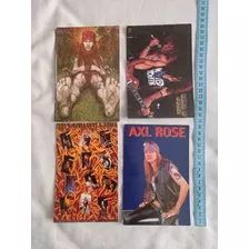 4 Foto Postal Guns N' Roses 17cm Aprox