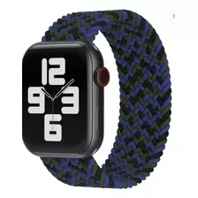 Correa Elástica Nylon Trenzado Para Apple Watch 42-44-45 Mm