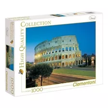 Rompecabezas Clementoni High Quality Collection Roma Colosseo 30768 De 1000 Piezas