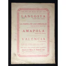 Bogota Partitura Antigua Langosta Tango Alm H. Conti