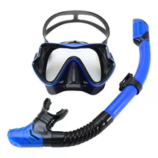 Mascara De Snorkel Visores Buceo 180º Lentes Anti Niebla