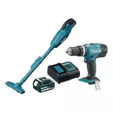 Parafusadeira De Impacto Makita+aspirador De Po 3ah 18v