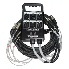 Multicabo 6 Vias Combo Splitter 6m/3m