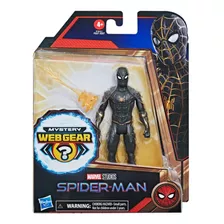 Spider-man No Way Home Mystery Web Gear Traje Negro Dorado