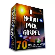 Pack Gospel +100 Artes Em Corel Draw, Editável, Para Igreja