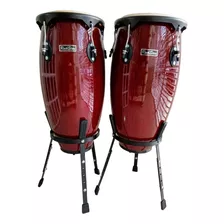 Congas En Madera Rockstar De 11 Y 12 Con Bases Nuevas