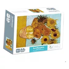 Rompecabezas Puzzle 1000 Pzas Girasoles Cuadro Van Gogh