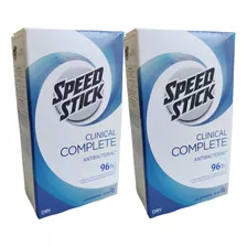 Pack X2 Lady Speed Stick Clinical Dry Antibacterial Men 50g