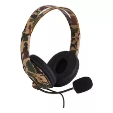 Headset Camuflado Com Microfone Gamer Para Ps4 Xbox Pc