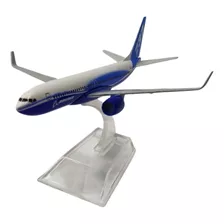 Avião Miniatura Boeing 737 Metal 15cm