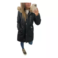 Campera Parka Impermeable Reversible Mujer The Big Shop