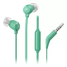 Fone De Ouvido Motorola Earbuds 3-s Com Microfone - Teal