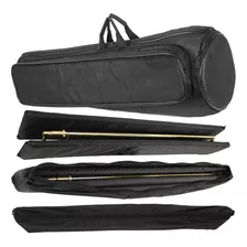 Capa Bag Trombone Vara Baixo Extra Luxo Bolsos Cor Preta Lp