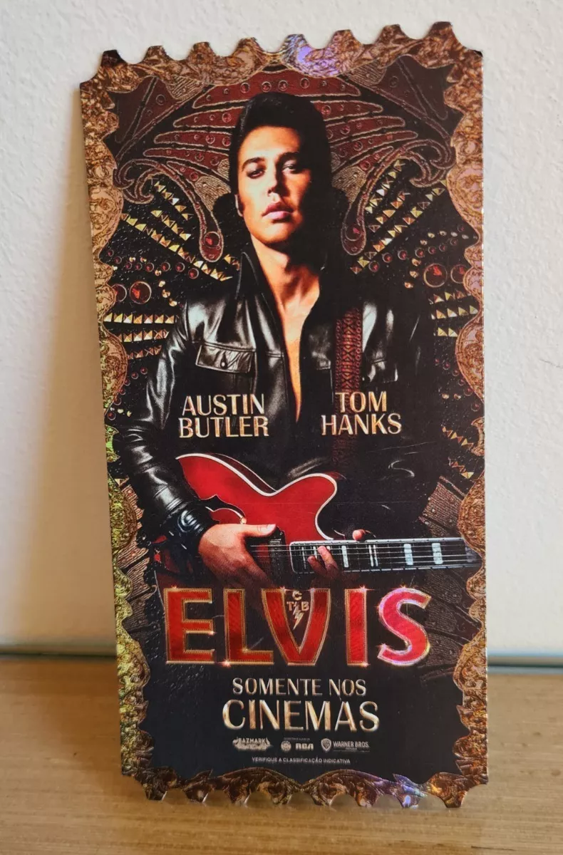 Ingresso Colecionável Filme Elvis Warner Bros