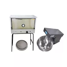 Horno Pizzero 6 Moldes + Amasadora 20 Kg + Moldes De Regalo