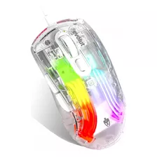 Mouse Gamer Evolut Lumini Transparente Rgb Eg-114 Usb