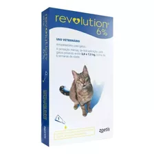 Revolution Para Gatos De 2,6kg A 7,5kg Antipulgas Original