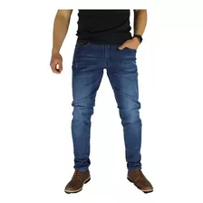 Mosaico Jeans Hombre Elasticados Slim Azúl