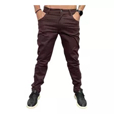 Calças Jeans Sarja Masculina Skinny C/ Lycra Coloridas