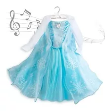 Vestido Princesa Elza Frozen Musical Original Disney P/entr*