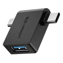 Adaptador Otg De Usb-c Y Micro Usb Macho A Usb Hembra 3.0