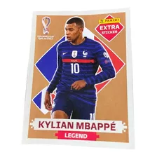 Figurinha Extra Kylian Mbappe Bronze Copa 2022 Rara Legend